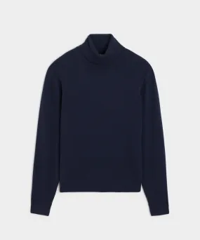 Cashmere Turtleneck in Navy