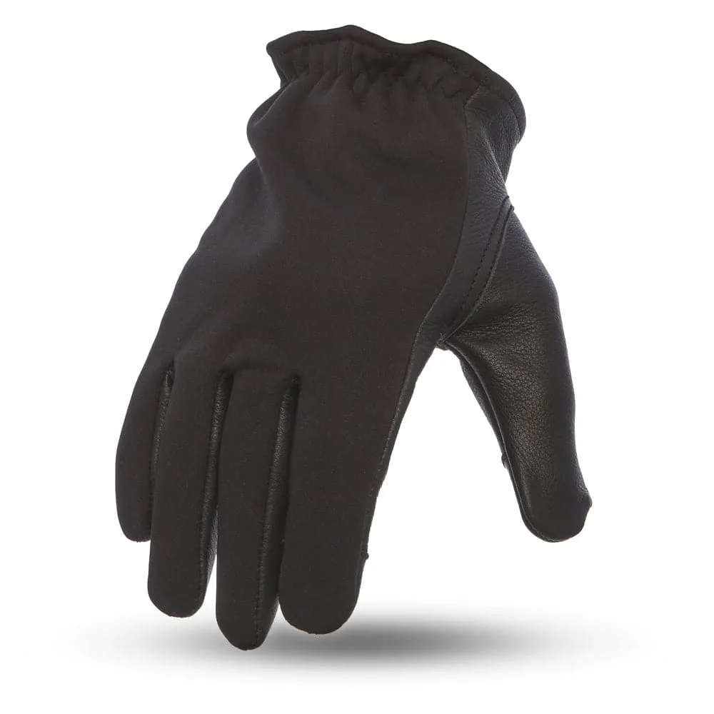 2 Tone Roper Men's Motorcycle Leather Gloves