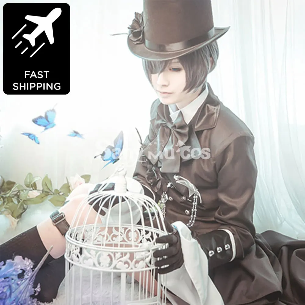 【48H To Ship】Anime Black Butler Kuroshitsuji Ciel Phantomhive Classical Tailcoat Suit Costume