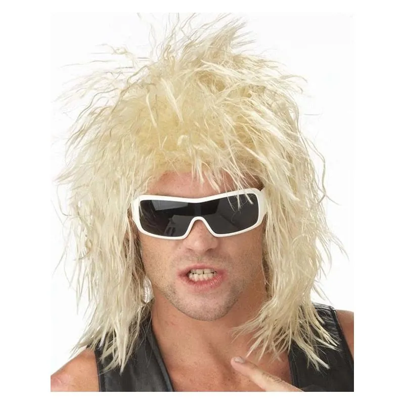 80's Rockin' Dude Blonde Wig