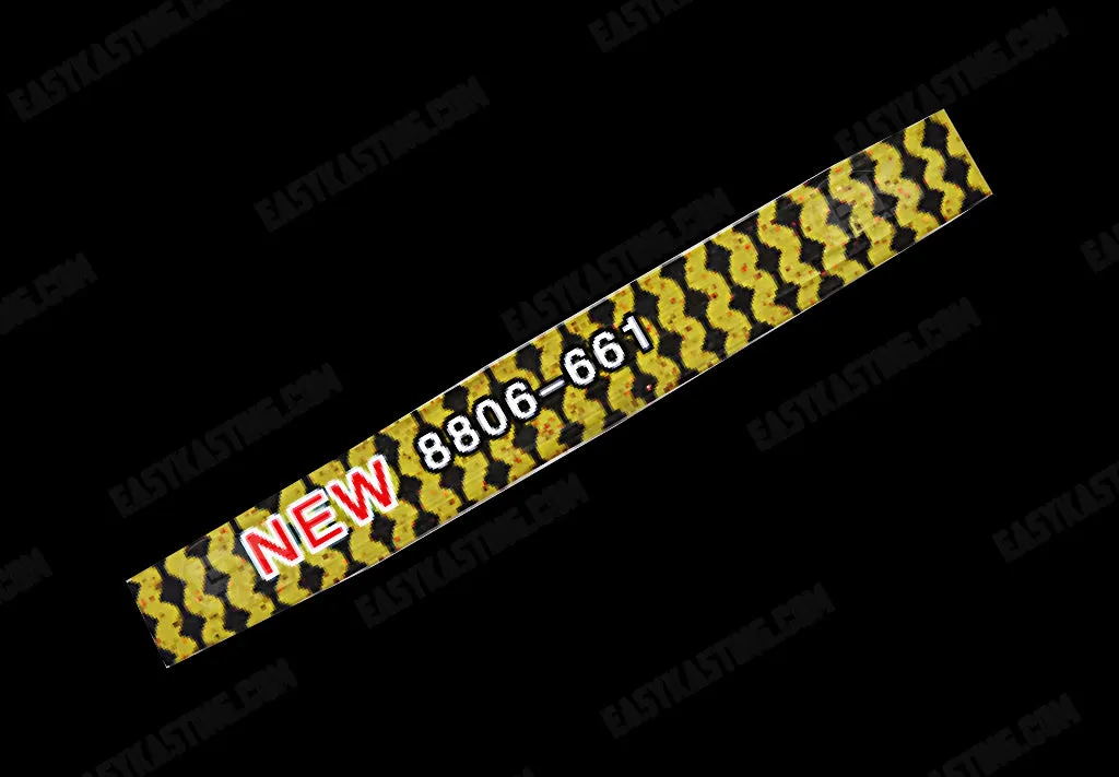 8806-661  Light Yellow \ Red Flake