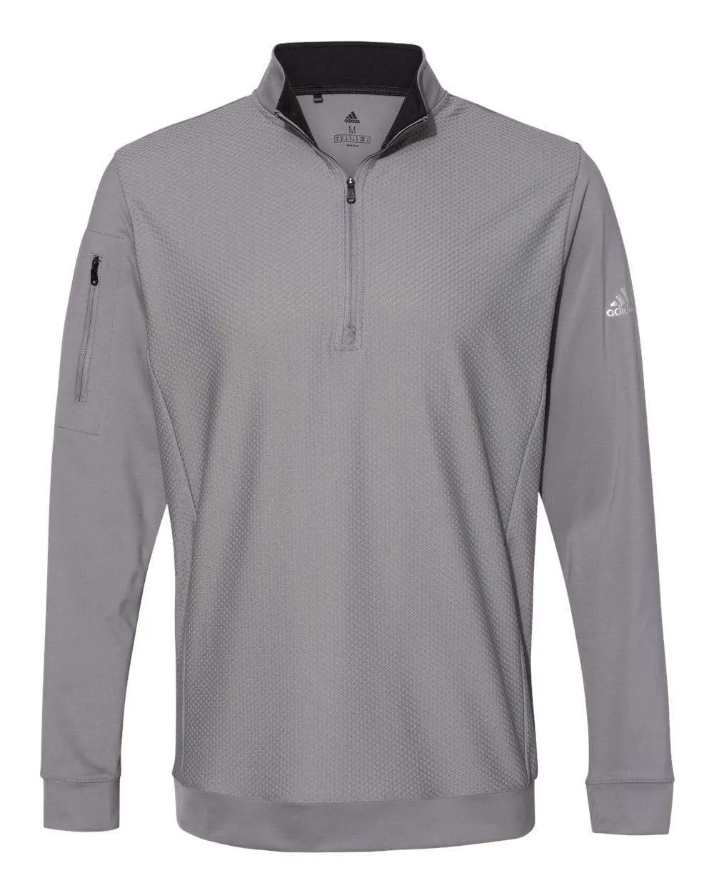 adidas - Men's Performance Texture Quarter-Zip Pullover