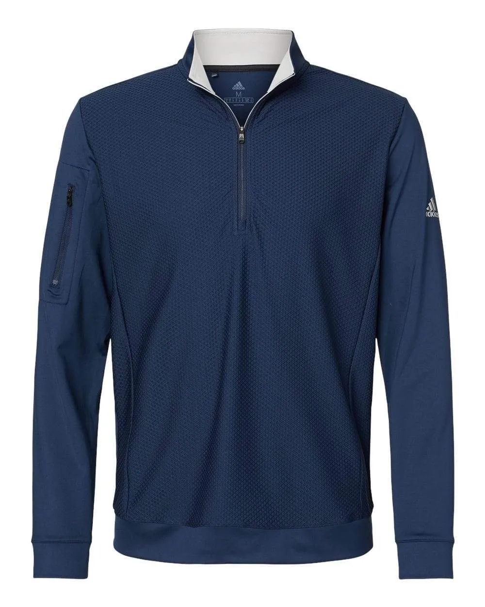 adidas - Men's Performance Texture Quarter-Zip Pullover