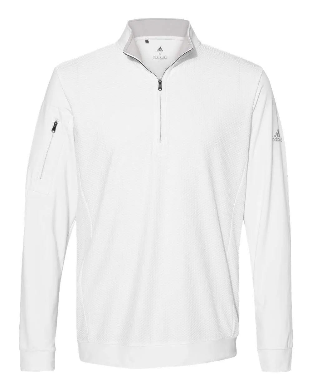 adidas - Men's Performance Texture Quarter-Zip Pullover