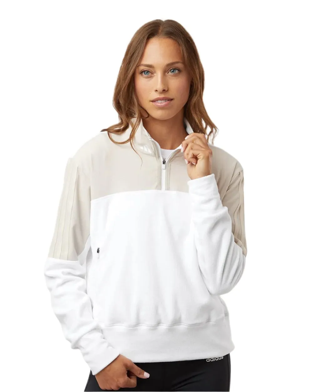 adidas Women's Fleece Quarter-Zip Pullover