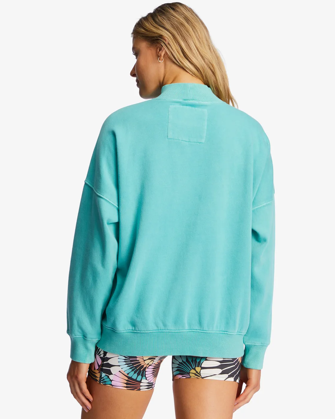 A/Div Canyon Mock Neck Sweatshirt - Lagoon