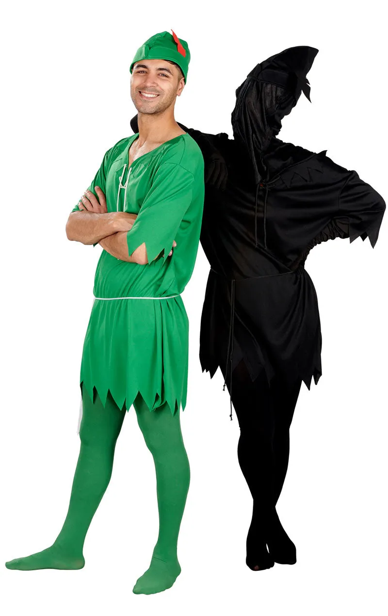 Adult Unisex 2 in 1 Lost Boy & His Shadow Costume