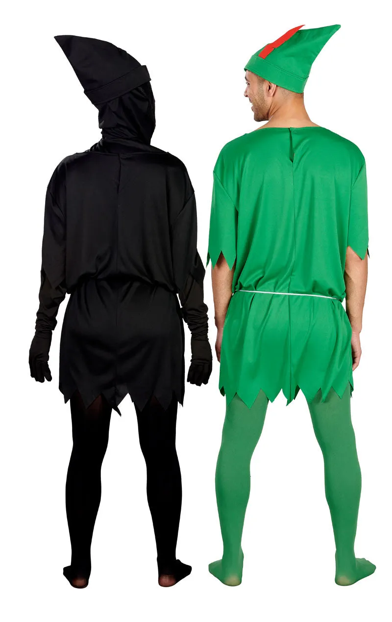 Adult Unisex 2 in 1 Lost Boy & His Shadow Costume