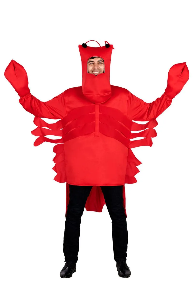 Adult Unisex Red Lobster Costume