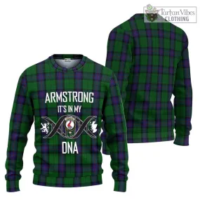 Armstrong Tartan Ugly Sweater with Family Crest DNA In Me Style