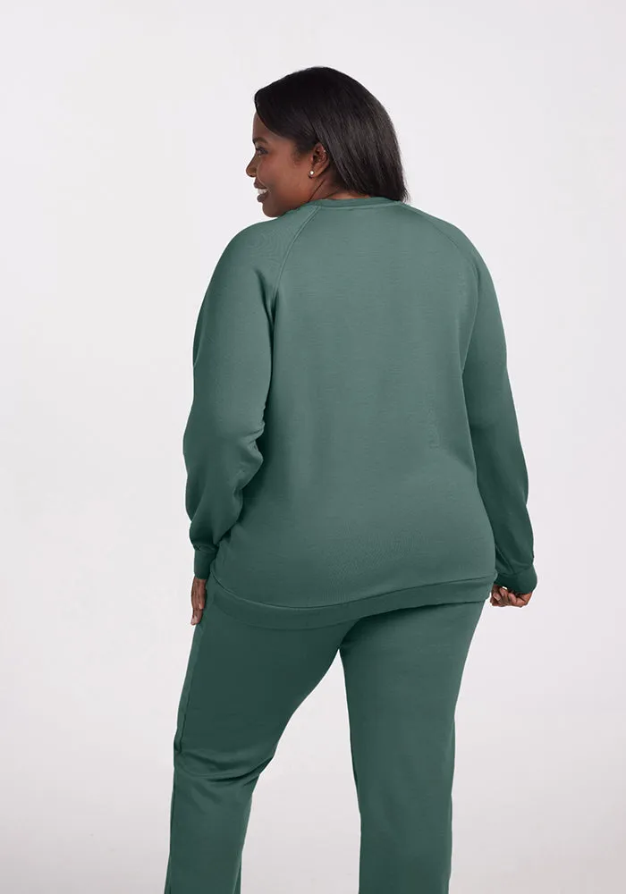 Bailey Crewneck Sweatshirt - Duck Green