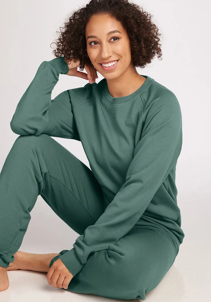 Bailey Crewneck Sweatshirt - Duck Green