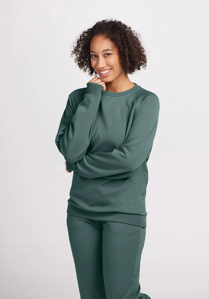 Bailey Crewneck Sweatshirt - Duck Green