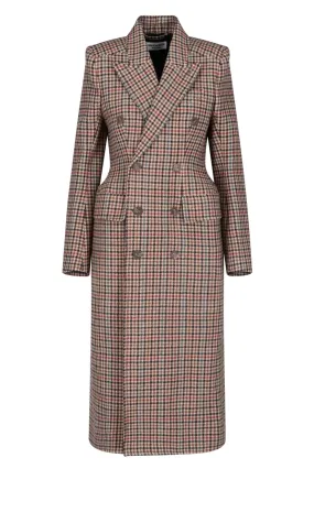 Balenciaga Checked Tailored Coat