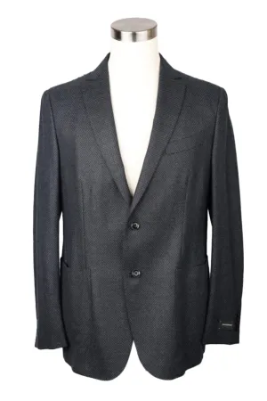 Birdseye Pattern Wool Sports Coat