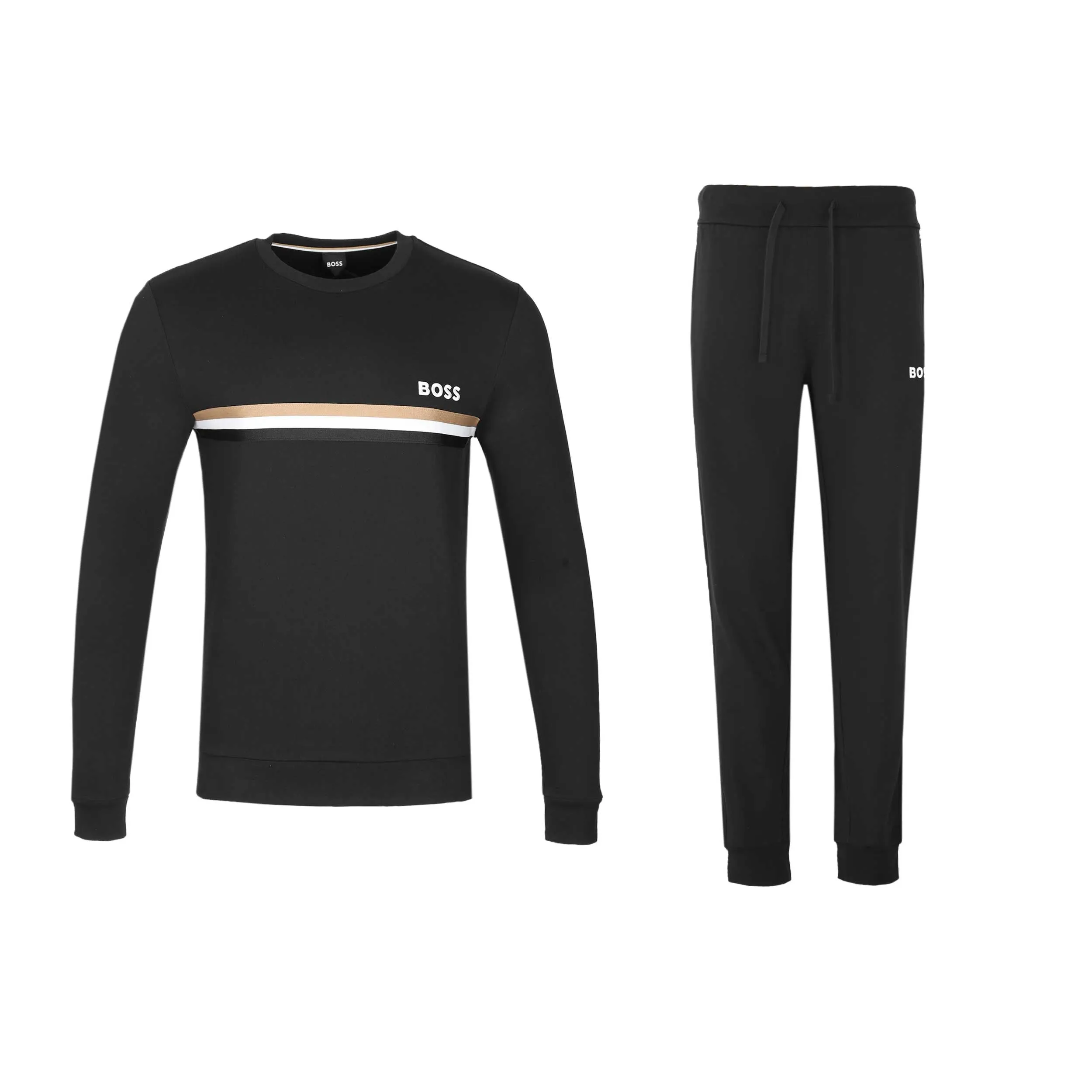 BOSS Long Set 2 Tracksuit in Black