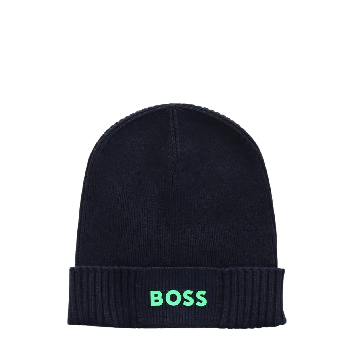 BOSS Navy Logo Asic Beanie