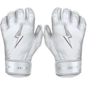 Bruce Bolt Youth Premium Pro Short Cuff Chrome Series Pair of Batting Gloves