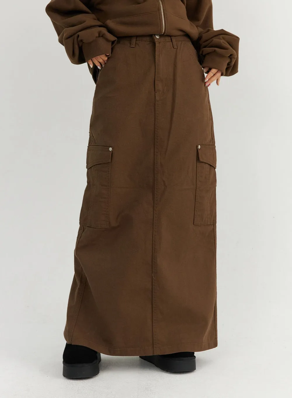 Cargo Maxi Skirt CO319