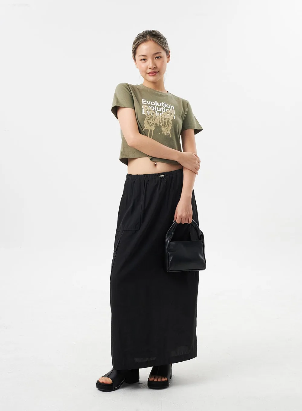 Cargo Maxi Skirt CU302