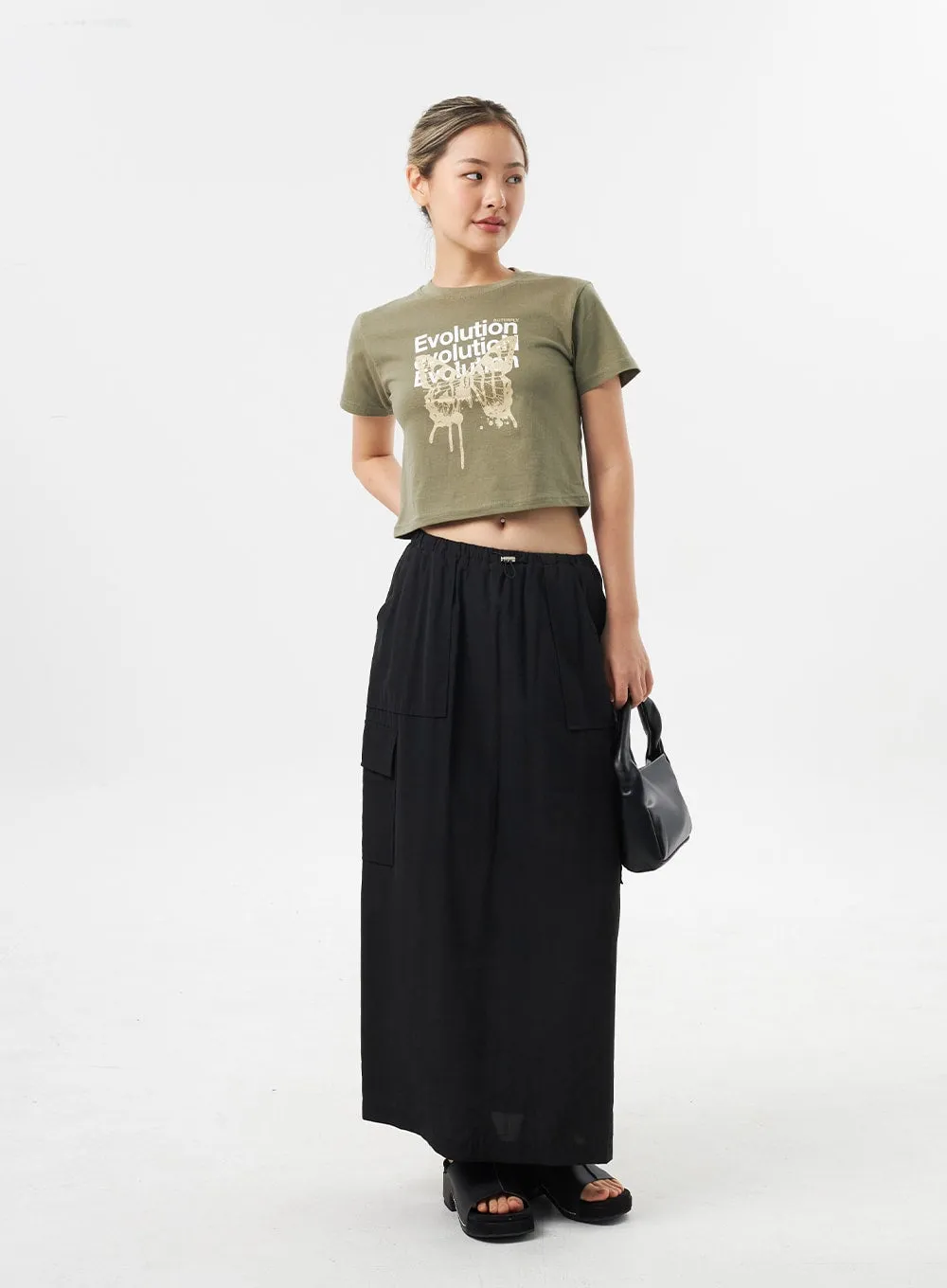 Cargo Maxi Skirt CU302