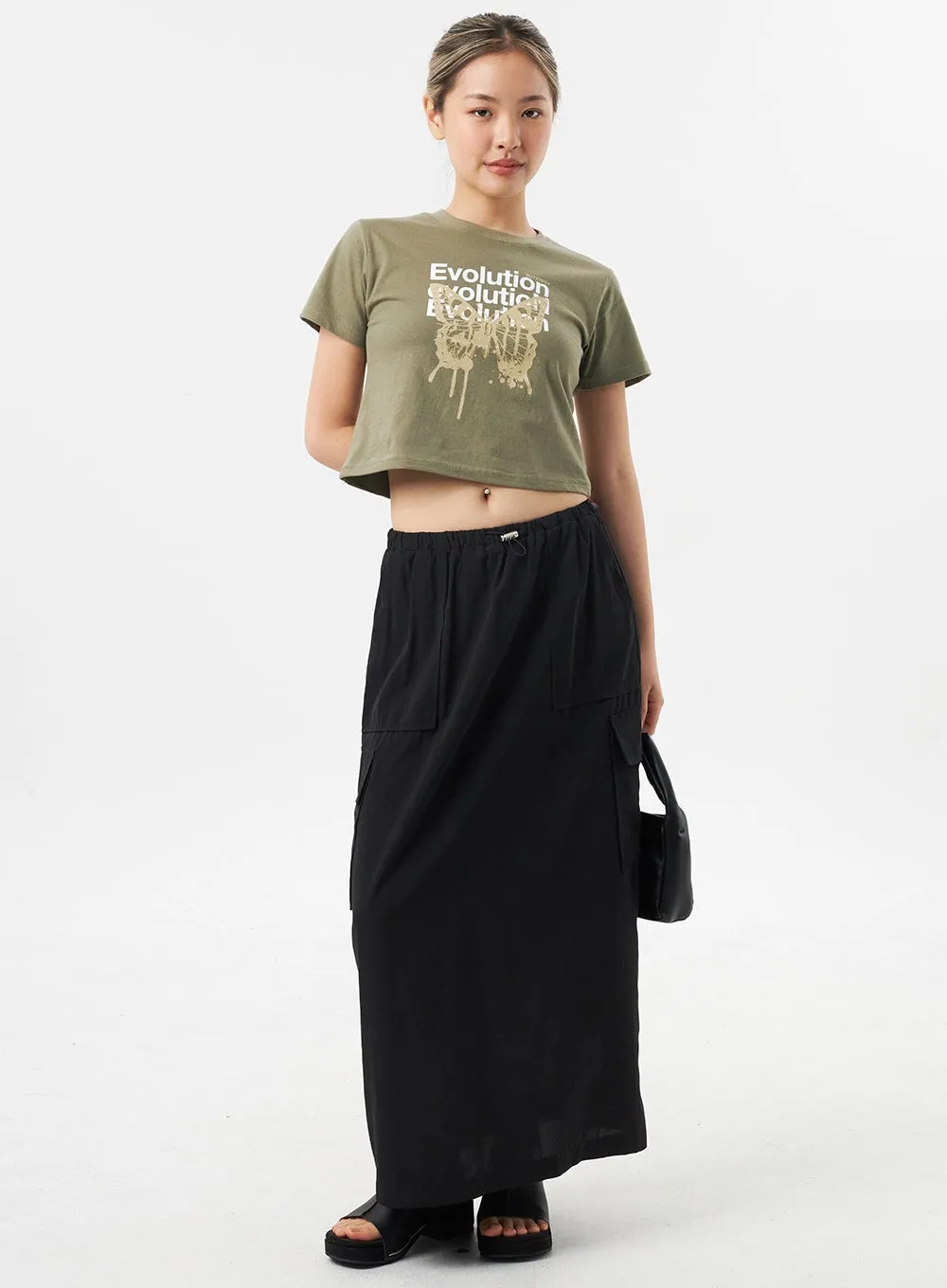 Cargo Maxi Skirt CU302