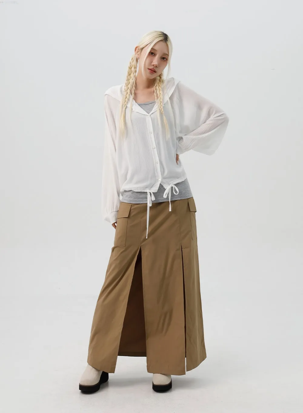 Cargo Maxi Skirt IS312