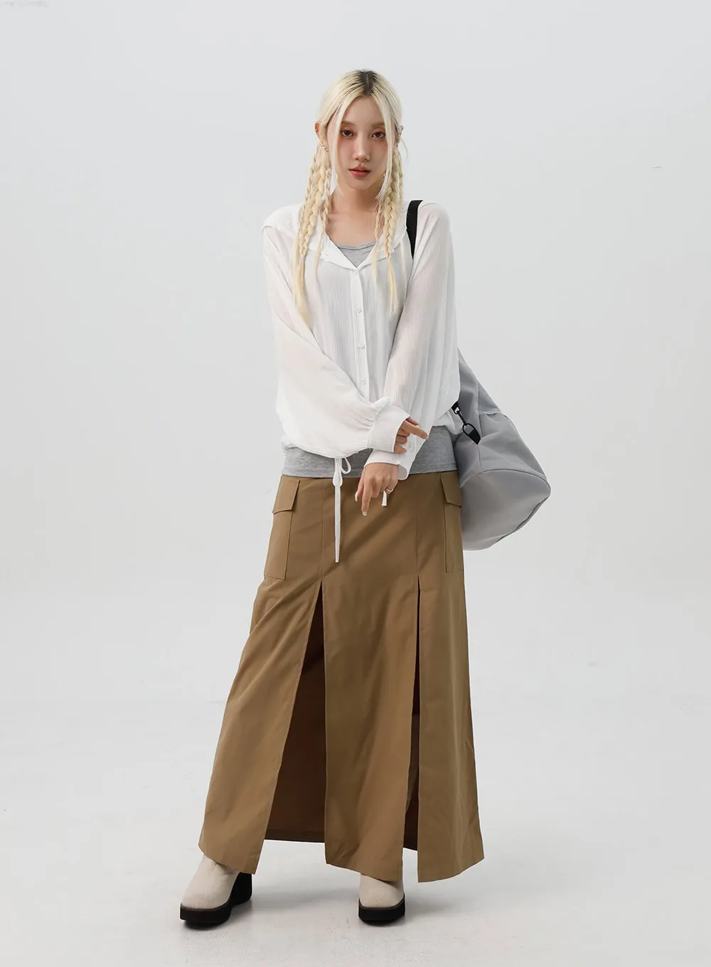 Cargo Maxi Skirt IS312