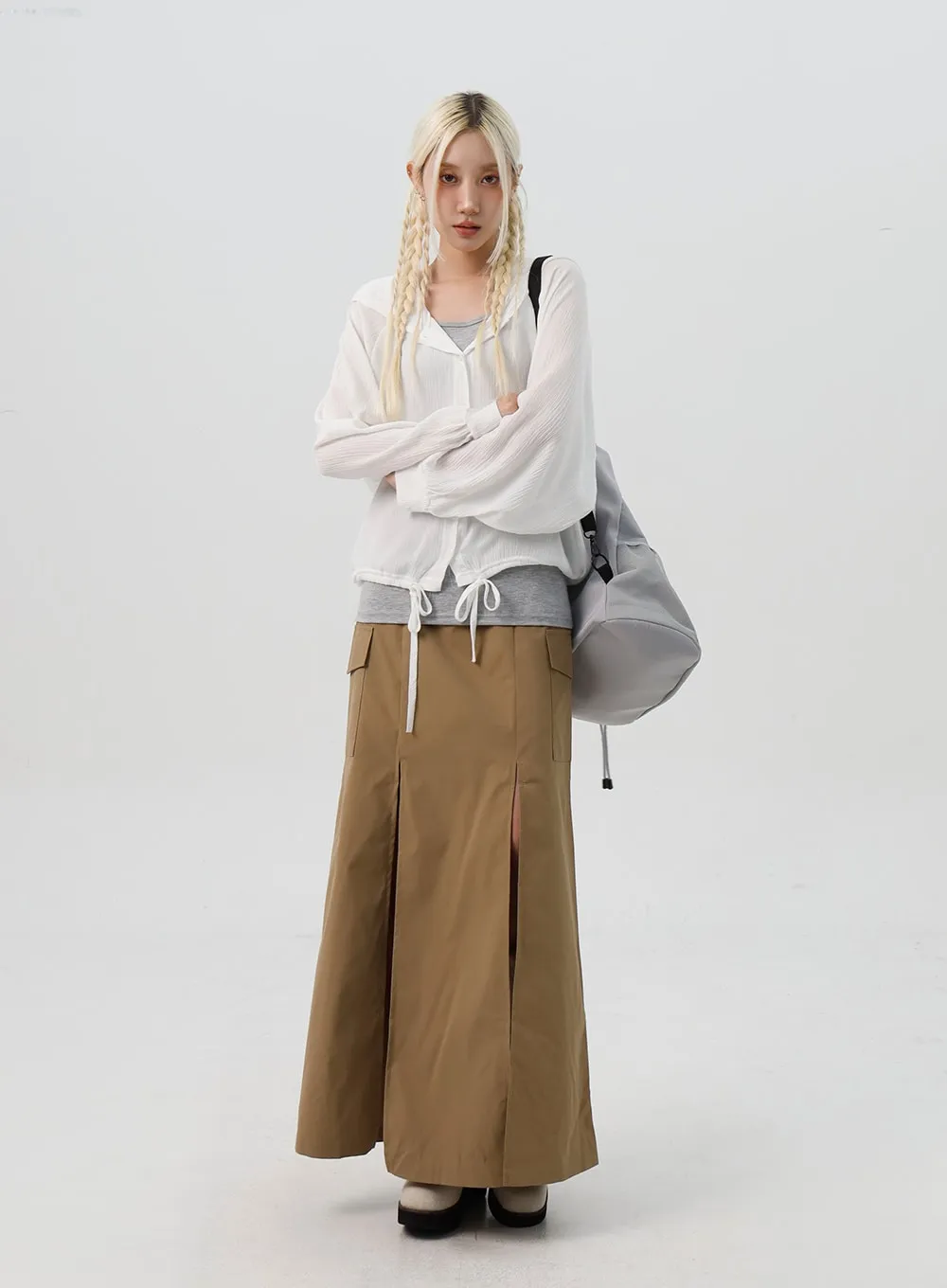 Cargo Maxi Skirt IS312