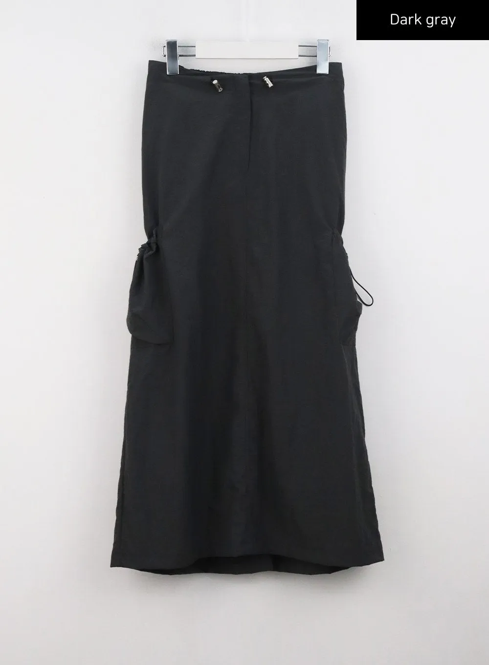 Cargo Nylon Maxi Skirt CG302