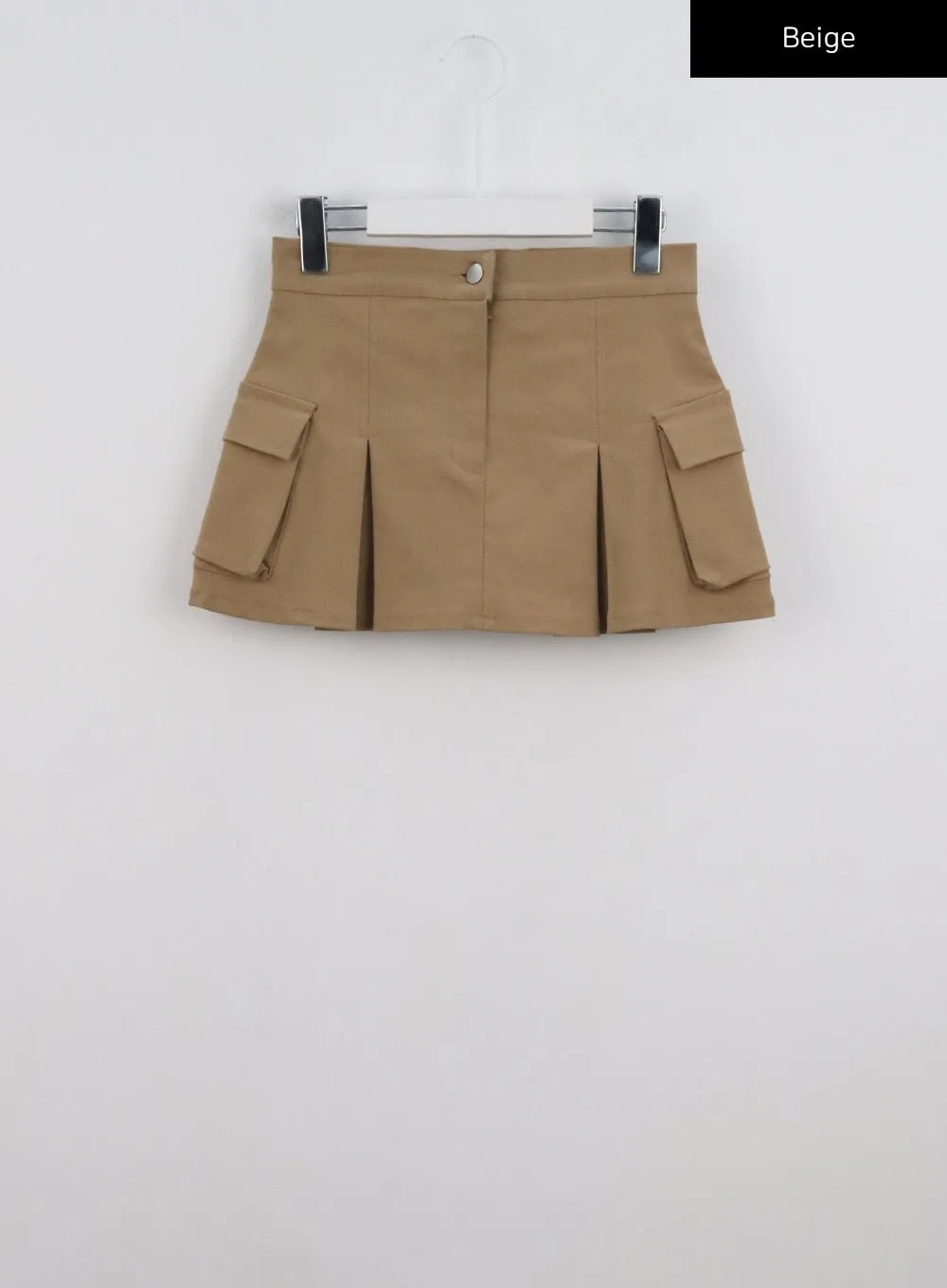 Cargo Pleated Mini Skirt CL326