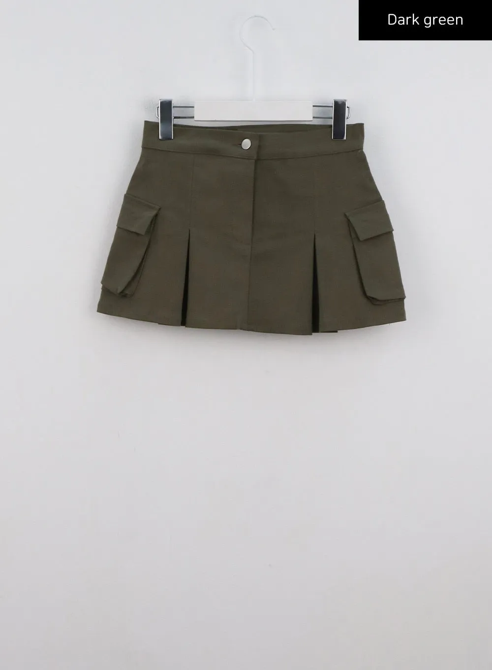 Cargo Pleated Mini Skirt CL326