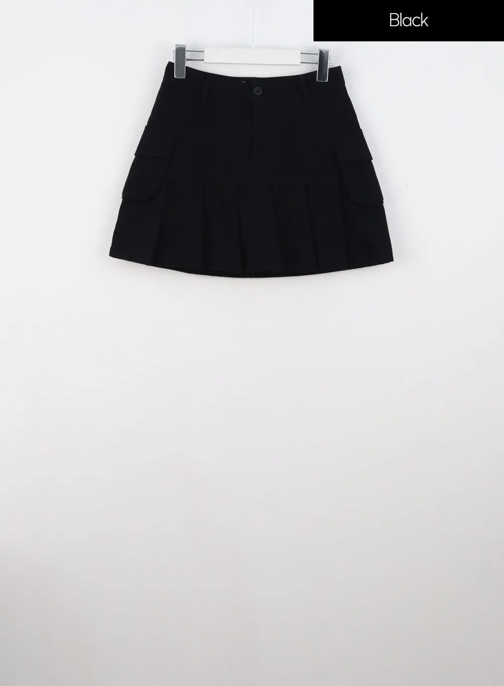 Cargo Pleated Mini Skirt IS322