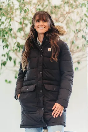 Carhartt Montana Insulated Coat for Women in Black | 105456-N04