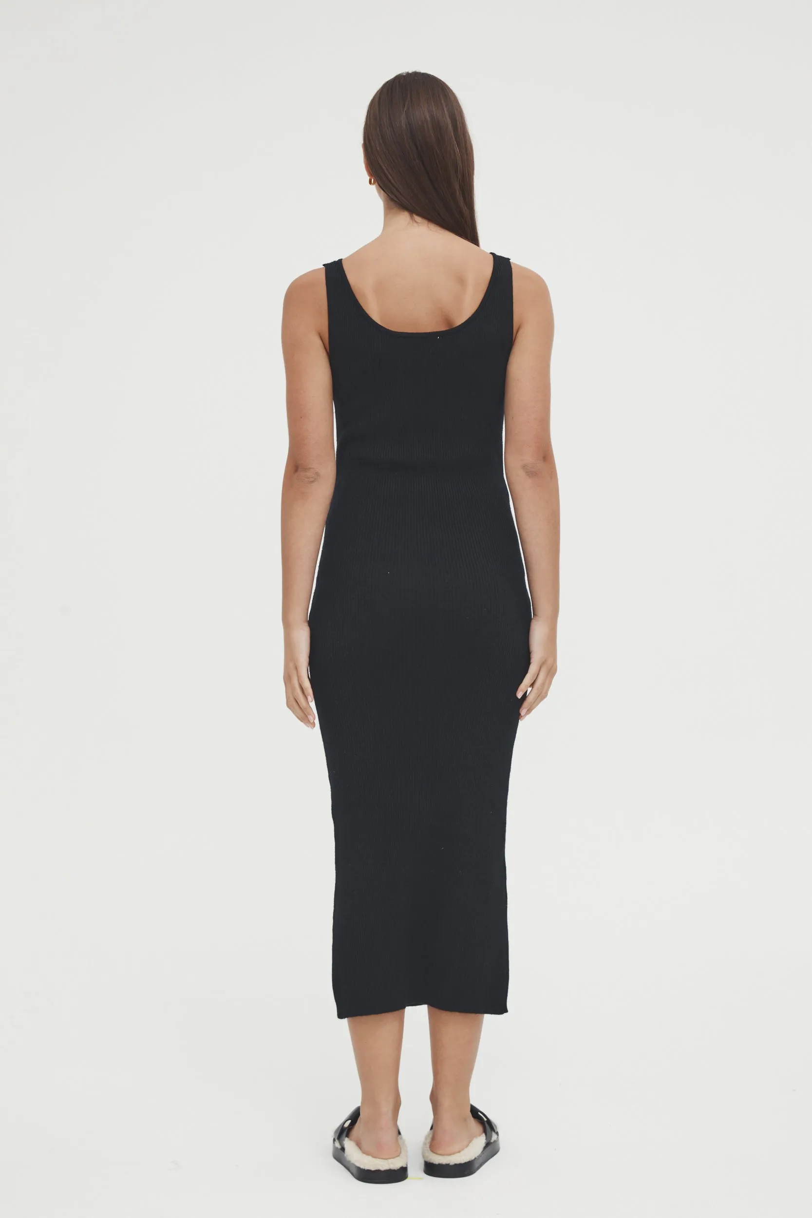 Coastline Knit Dress II (Black)