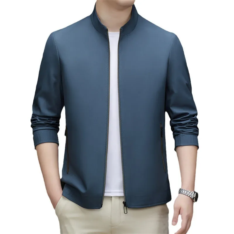 Coat Men's Polo Collar Jacket