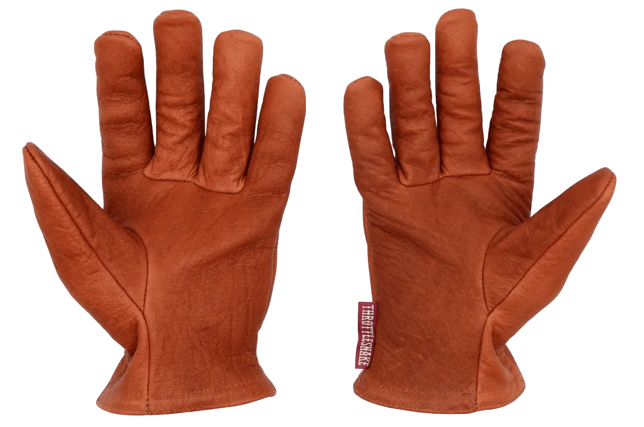 Cognac Buffalo Gloves † Road Roamer