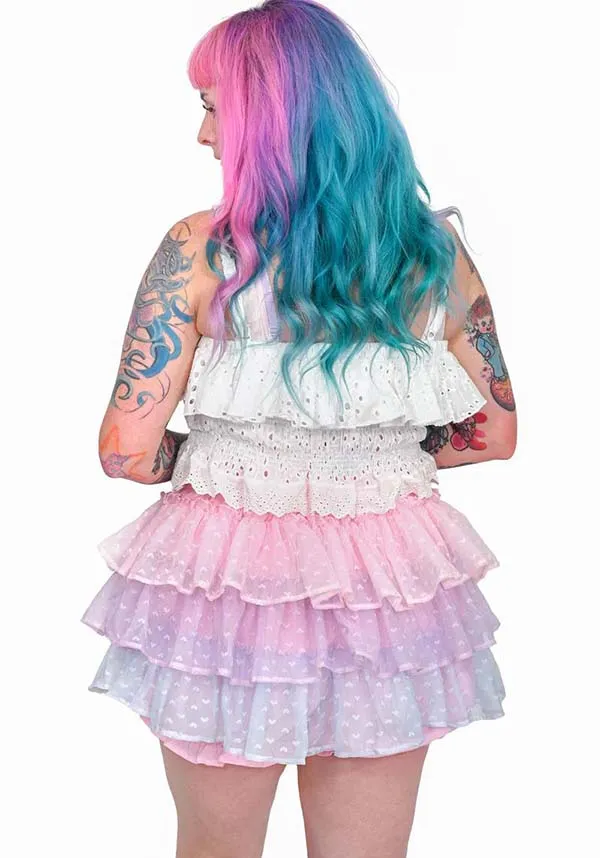 Cotton Candy | RUFFLE SKORT