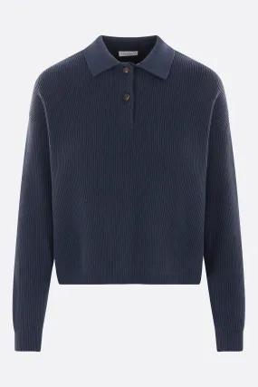 Cotton Polo Sweater