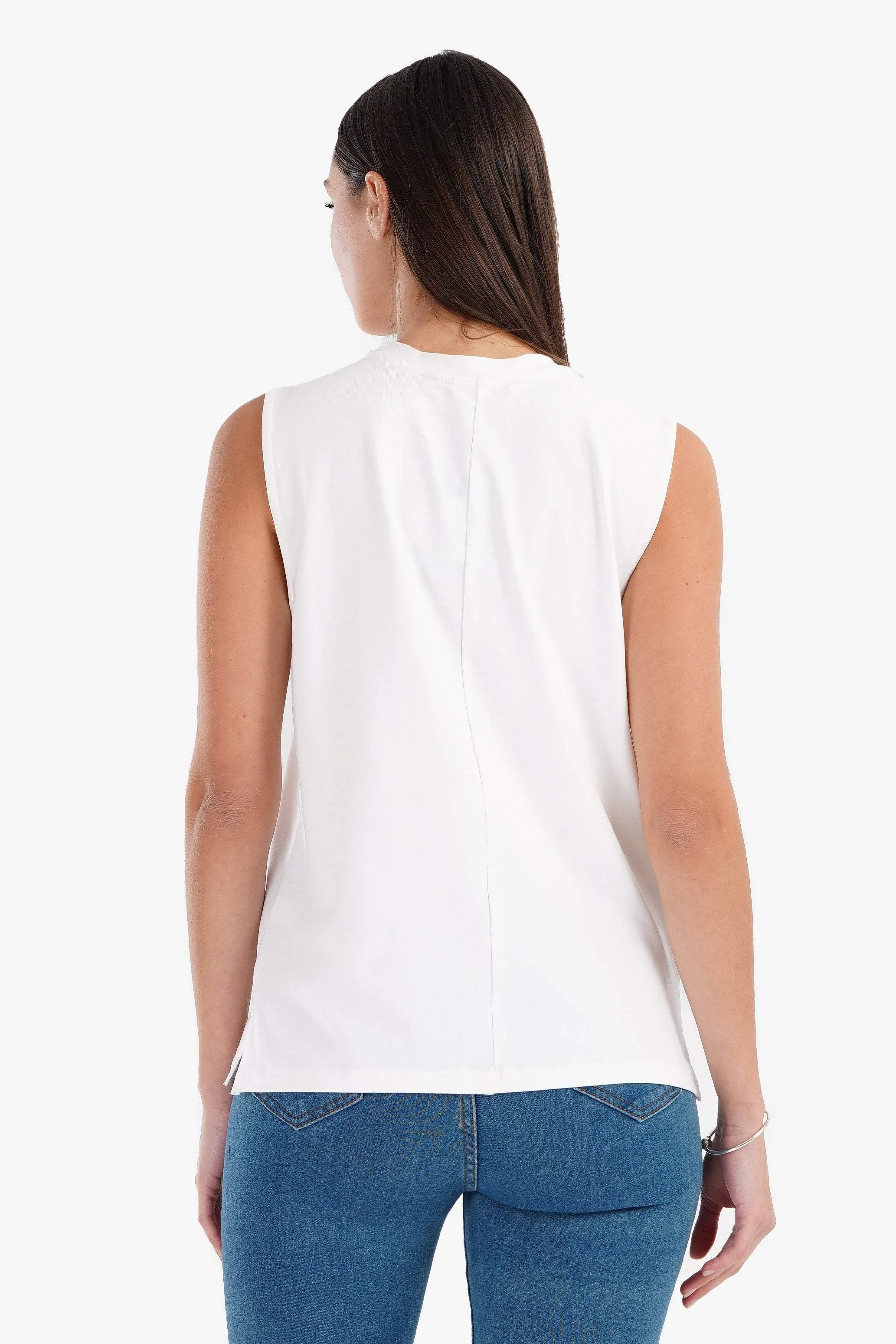 Cotton Soft Sleeveless T-Shirt