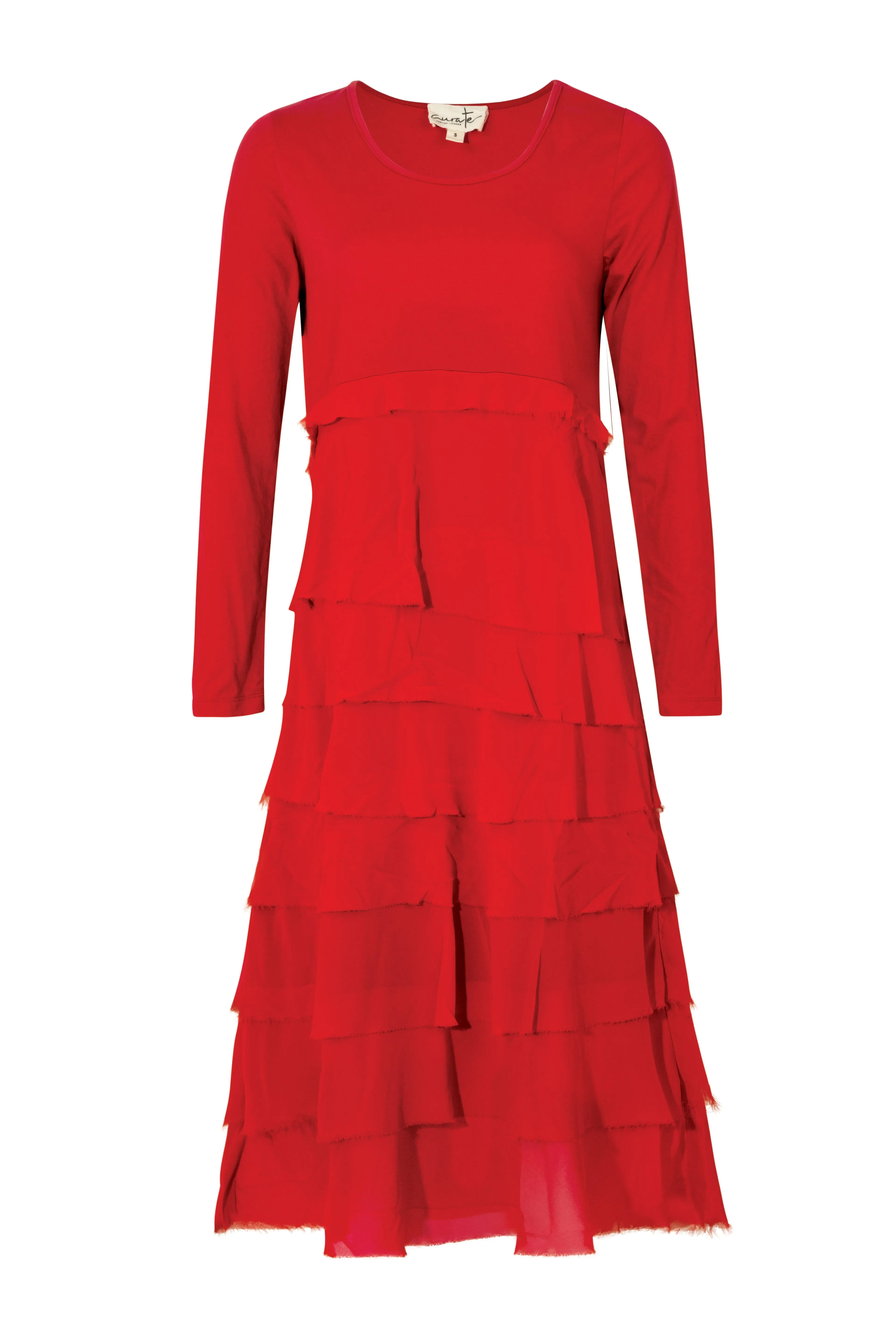 Curate Lighter Layer Dress - Red