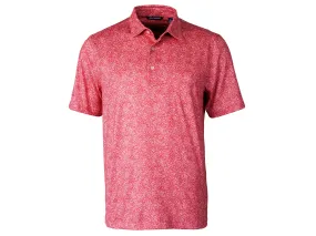 Cutter & Buck Pike Constellation Print Stretch Mens Polo