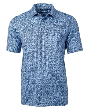 Cutter & Buck Pike Magnolia Print Stretch Men's Polo