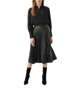 Dea Kudibal Cadence 'Volume Sleeve Black Sheer Shirt'