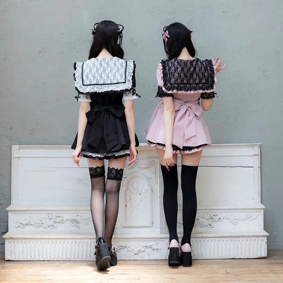 Dear My Love jirai kei sailor tunic & shorts set