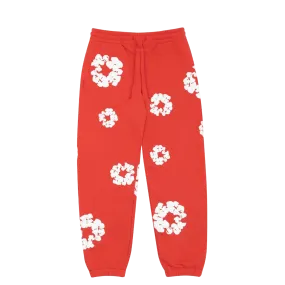 Denim Tears The Cotton Wreath Sweatpants 'Red'