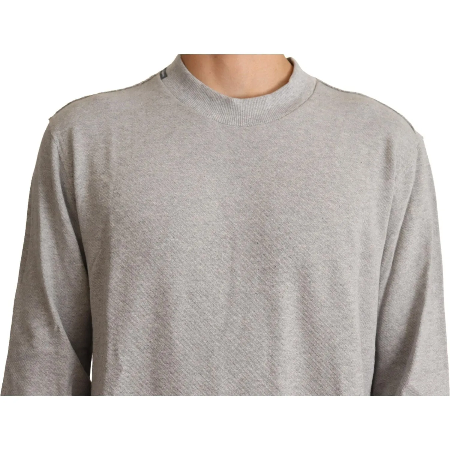 Dolce & Gabbana Sophisticated Gray Crewneck Sweater