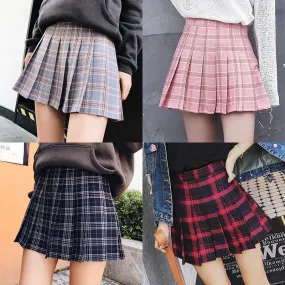 Double Color Plaid Skirt SD00628