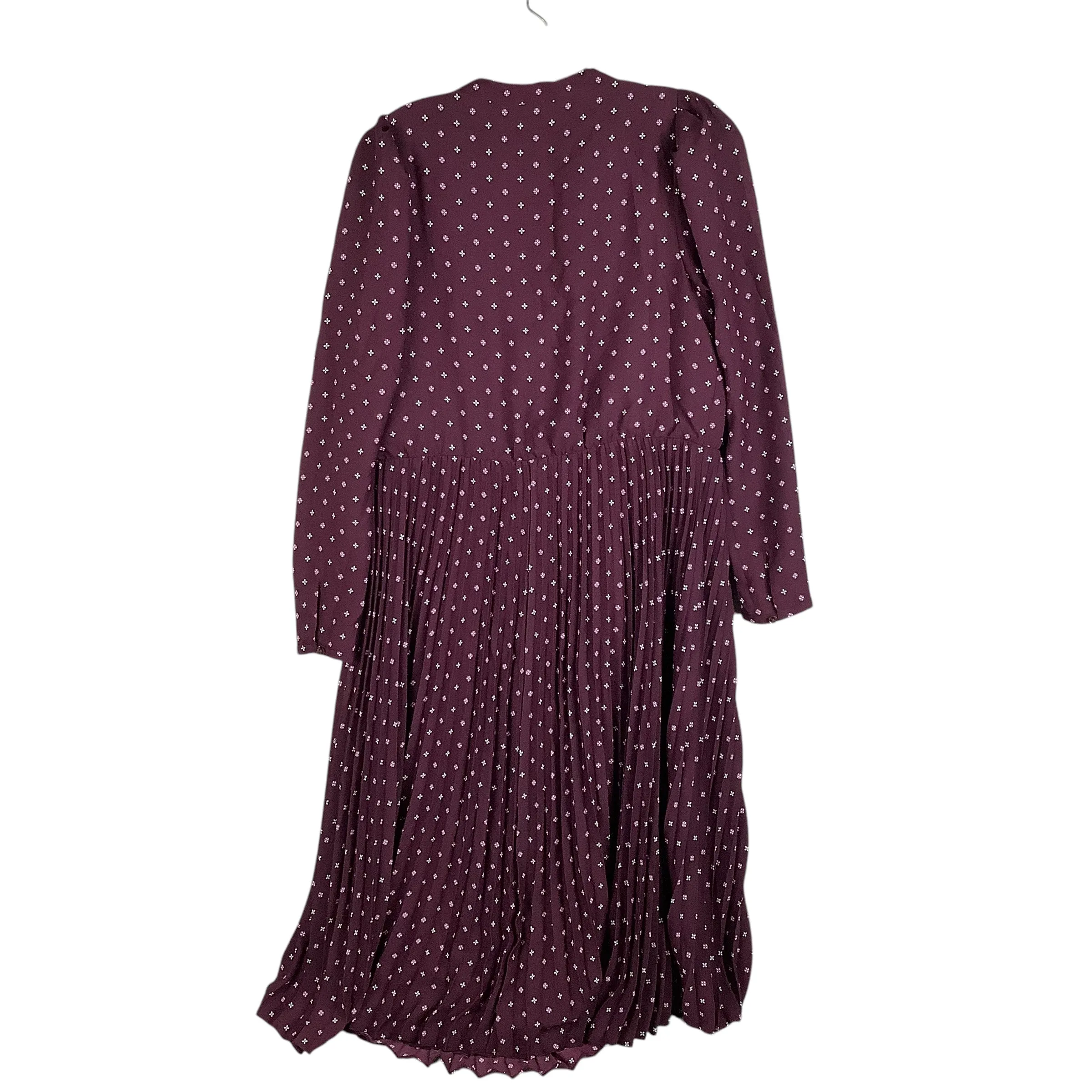 Dress Casual Maxi By Ann Taylor In Purple, Size: 8