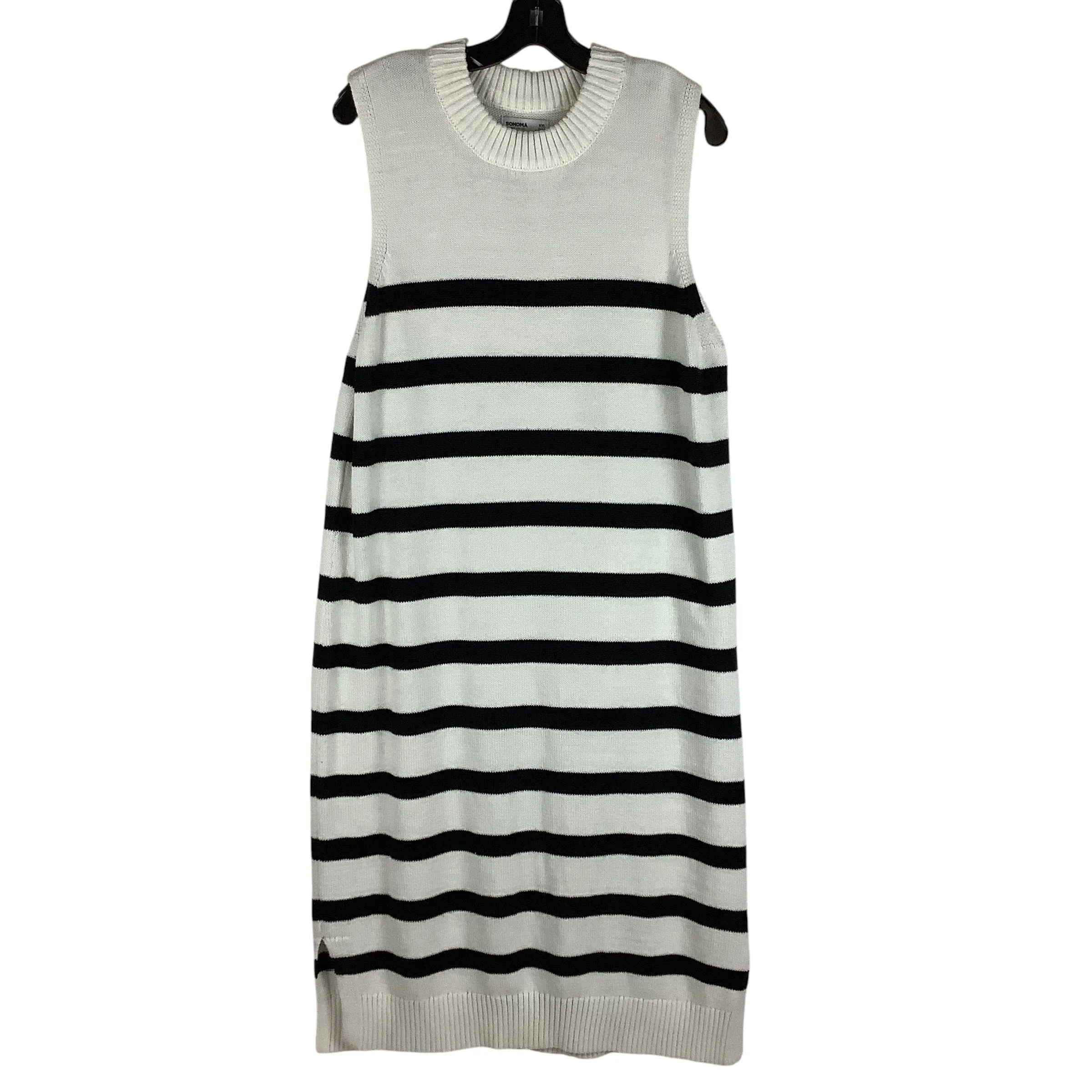 Dress Casual Maxi By Sonoma In Black & White, Size: Xxl